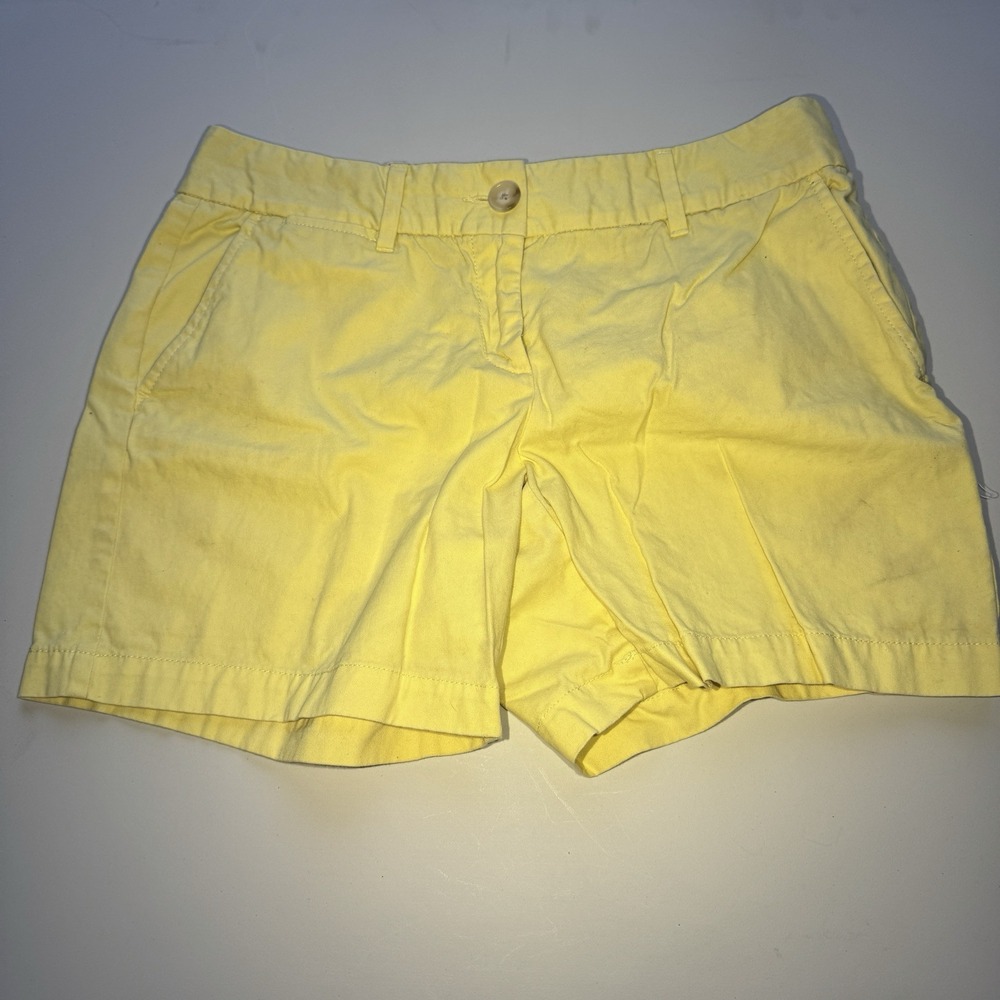 Ann Taylor Loft YELLOW‎ 6" Womens Shorts Size Chino SPRING